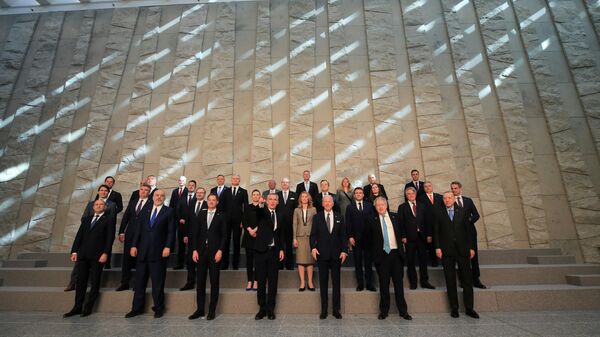 Лидеры стран-членов НАТО во время саммита в Брюсселе. 24 марта 2022