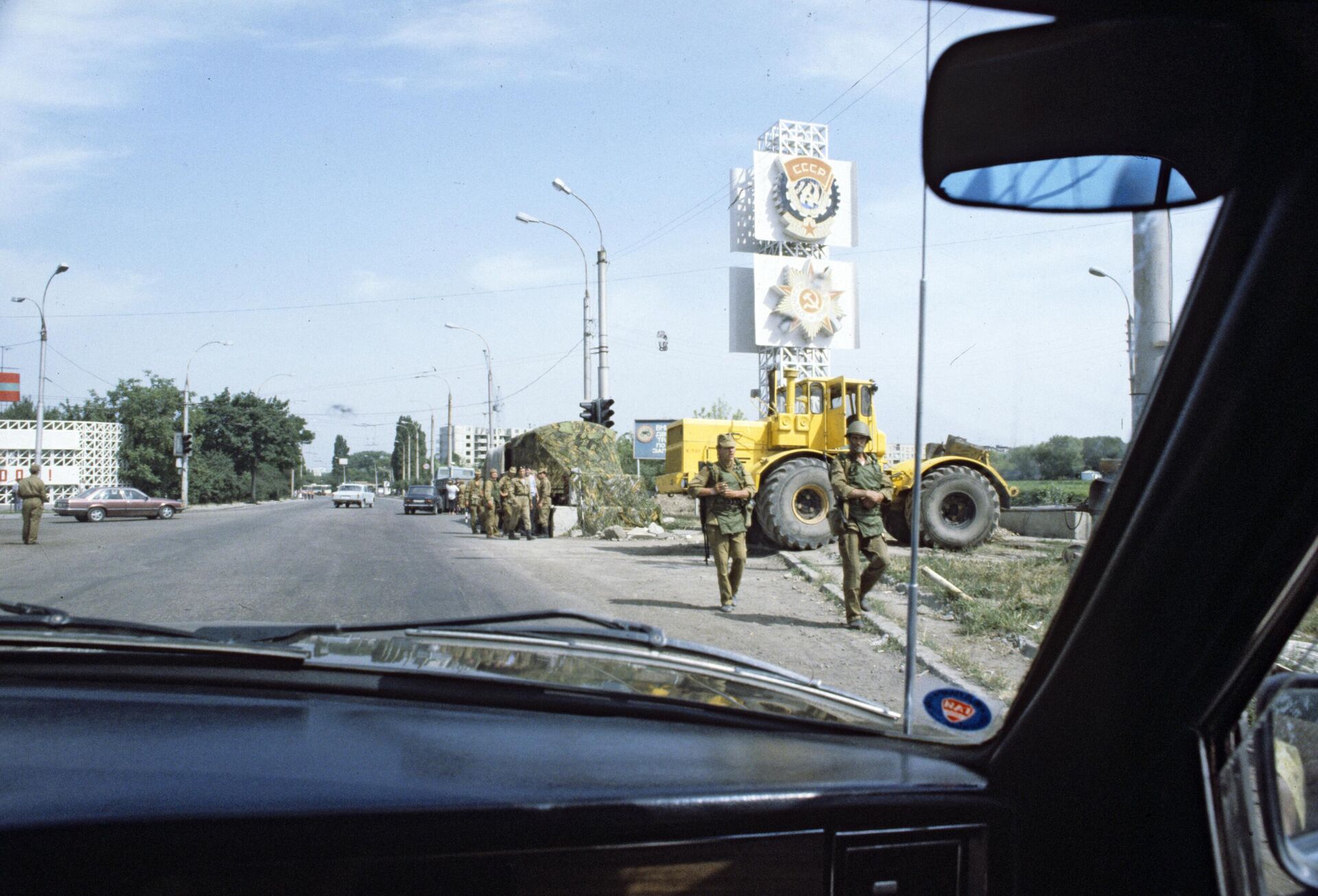 Республика Молдова. Конфликт в Приднестровье. Въезд в Тирасполь, 1992 год  - РИА Новости, 1920, 24.03.2022