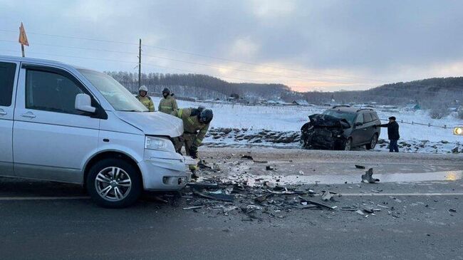 ДТП на 181 километре автодороги Томск-Каргала-Колпашево в Молчановском районе Томской области