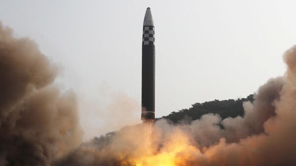 Испытания межконтинентальной баллистической ракеты в КНДР. 24 марта 2022