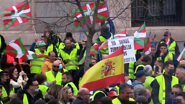 Мы не ультра, мы отцы семейства: митинг в Мадриде из-за роста цен на топливо