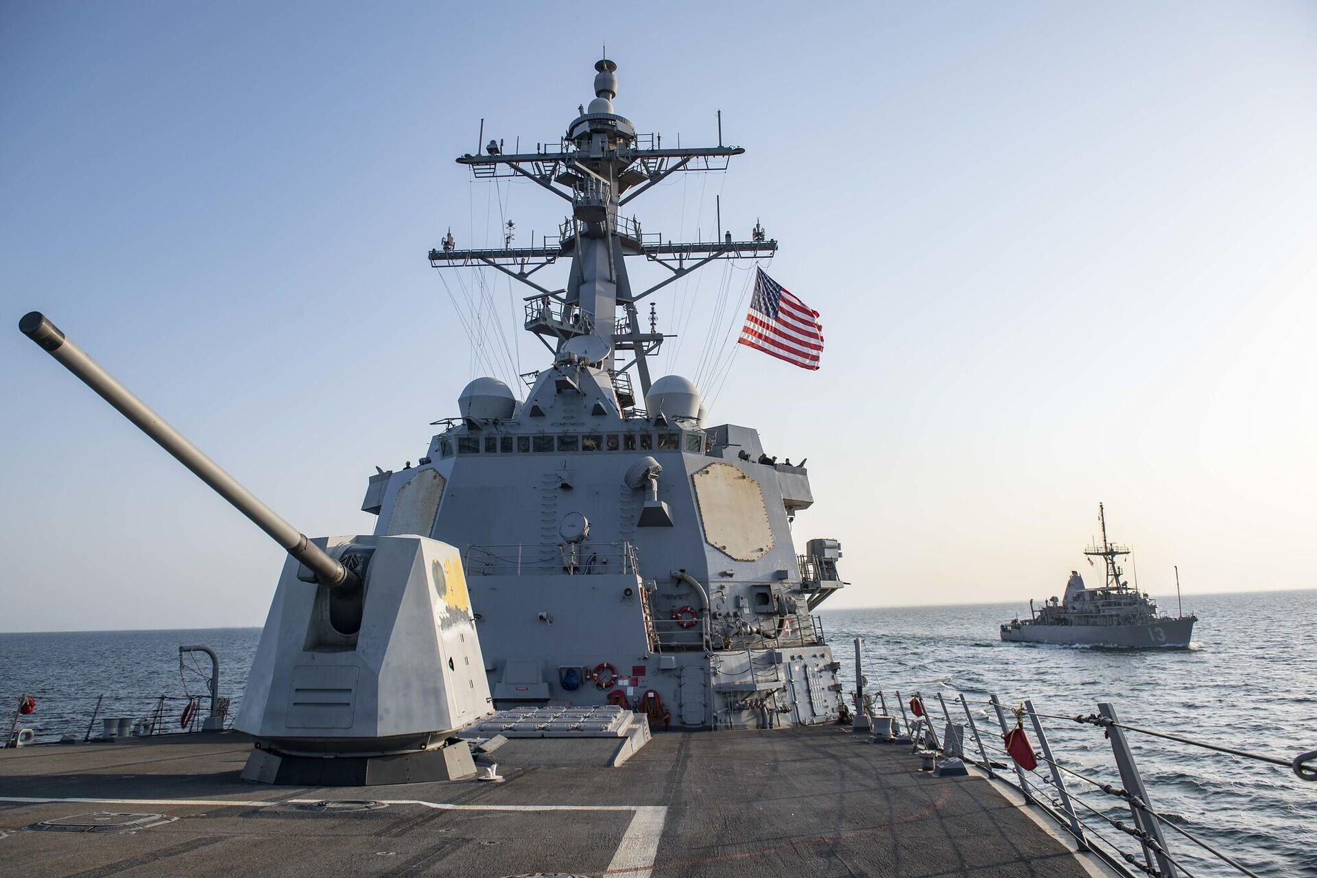 Эскадренный миноносец ВМС США USS Forrest Sherman (DDG 98) - РИА Новости, 1920, 21.04.2023