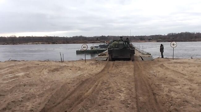 Кадры преодоление водной преграды и уничтожение БПЛА