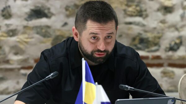 Руководитель фракции Слуга народа в Верховной раде Украины Давид Арахамия