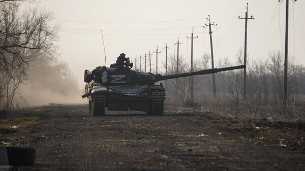 Танк Т-72 вооруженных сил ДНР 