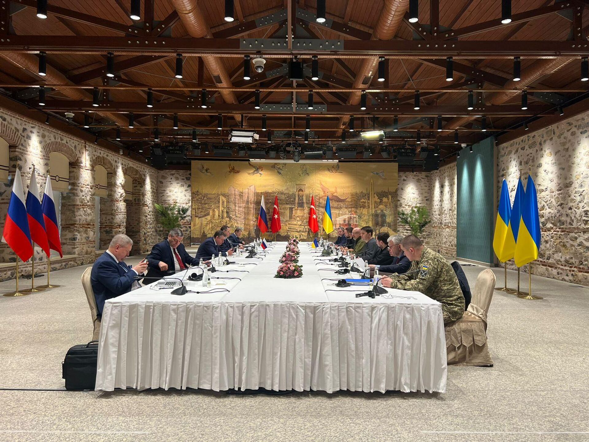 Российско-украинские переговоры во дворце Долмабахче в Стамбуле - РИА Новости, 1920, 31.05.2022