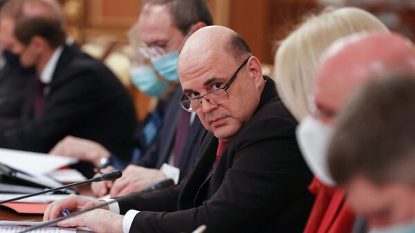 Председатель правительства России Михаил Мишустин проводит встречу с членами фракции КПРФ