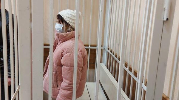Жительница Красноярска, которая открыла стрельбу в детском саду, в зале суда во время избрания меры пресечения