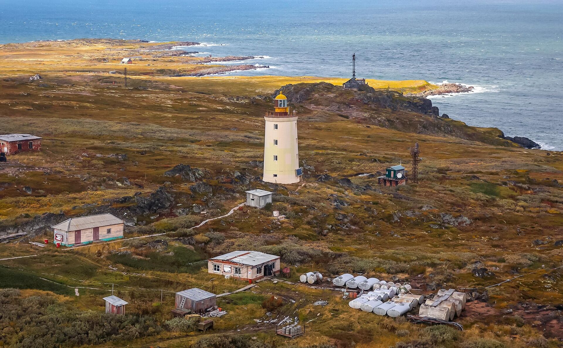 Терско-Орловский маяк на побережье Белого моря в Мурманской области - РИА Новости, 1920, 01.04.2022