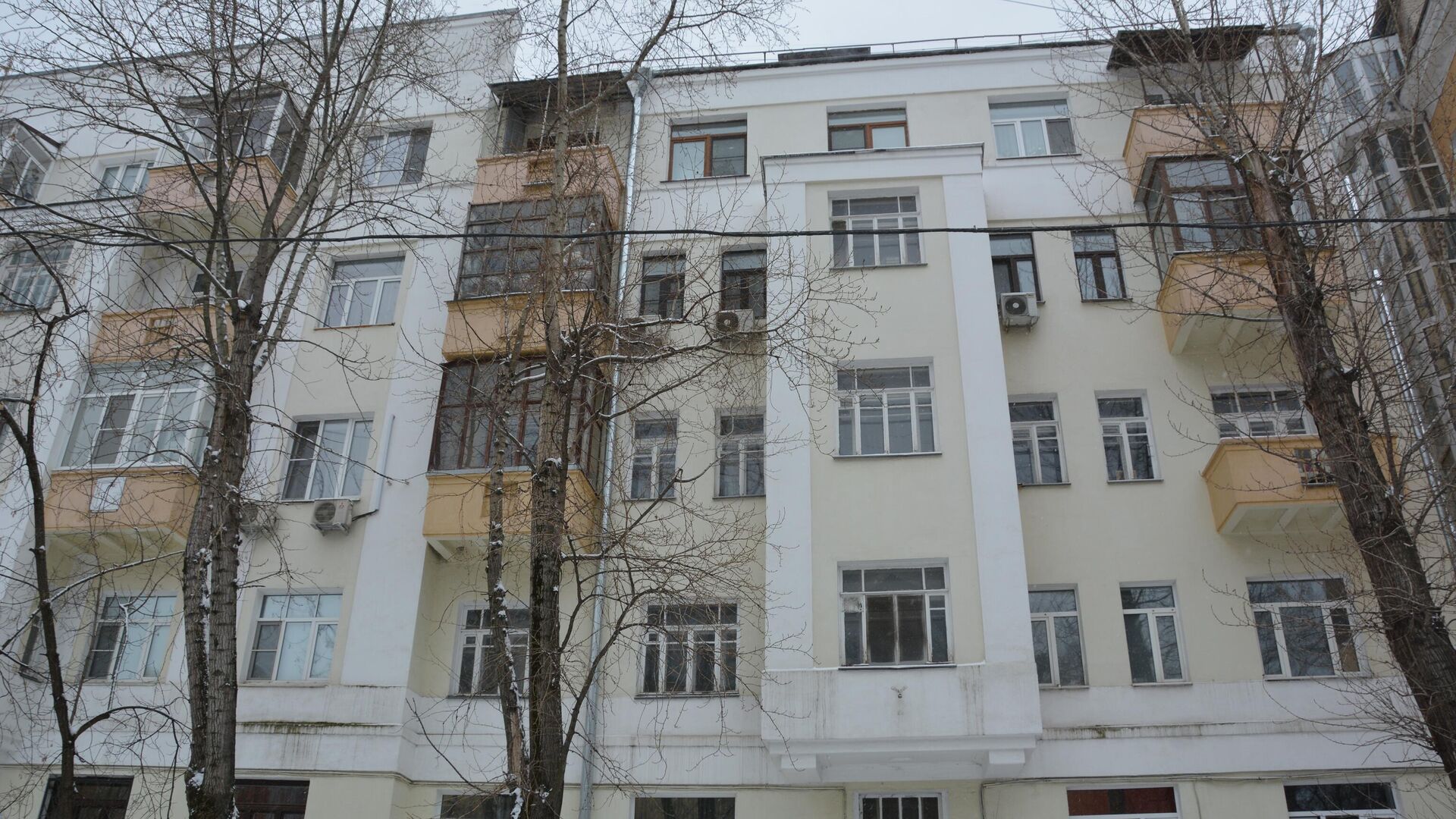 Дом в стиле конструктивизма на Нижней улице на севере Москвы - РИА Новости, 1920, 30.03.2022