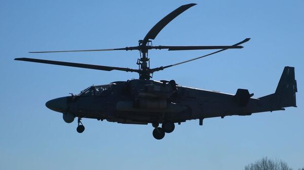 Уничтожение позиций ВСУ боевыми вертолетами Ка-52