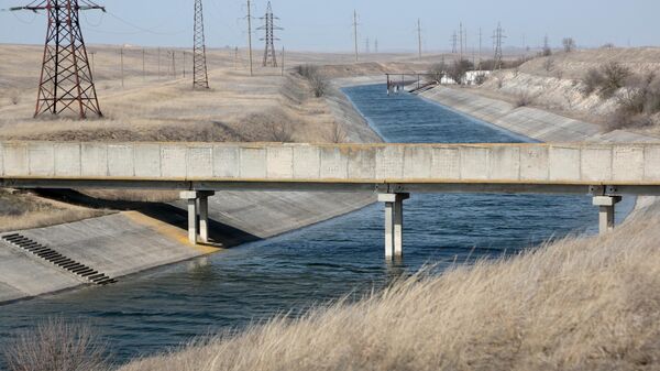 Северо-Крымский канал после прорыва блокады