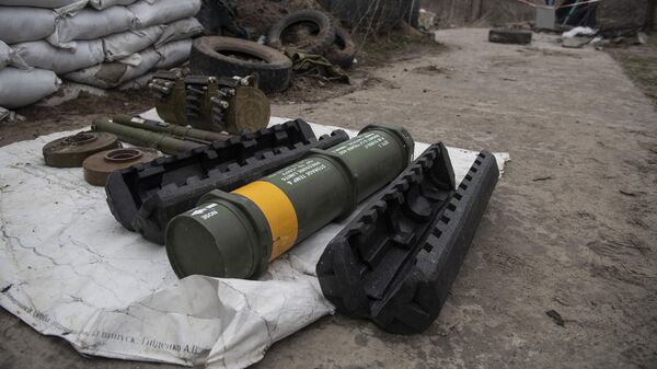Снаряды и боеприпасы, обнаруженные саперами МЧС ЛНР в ходе обследования территории Луганской теплоэлектростанции