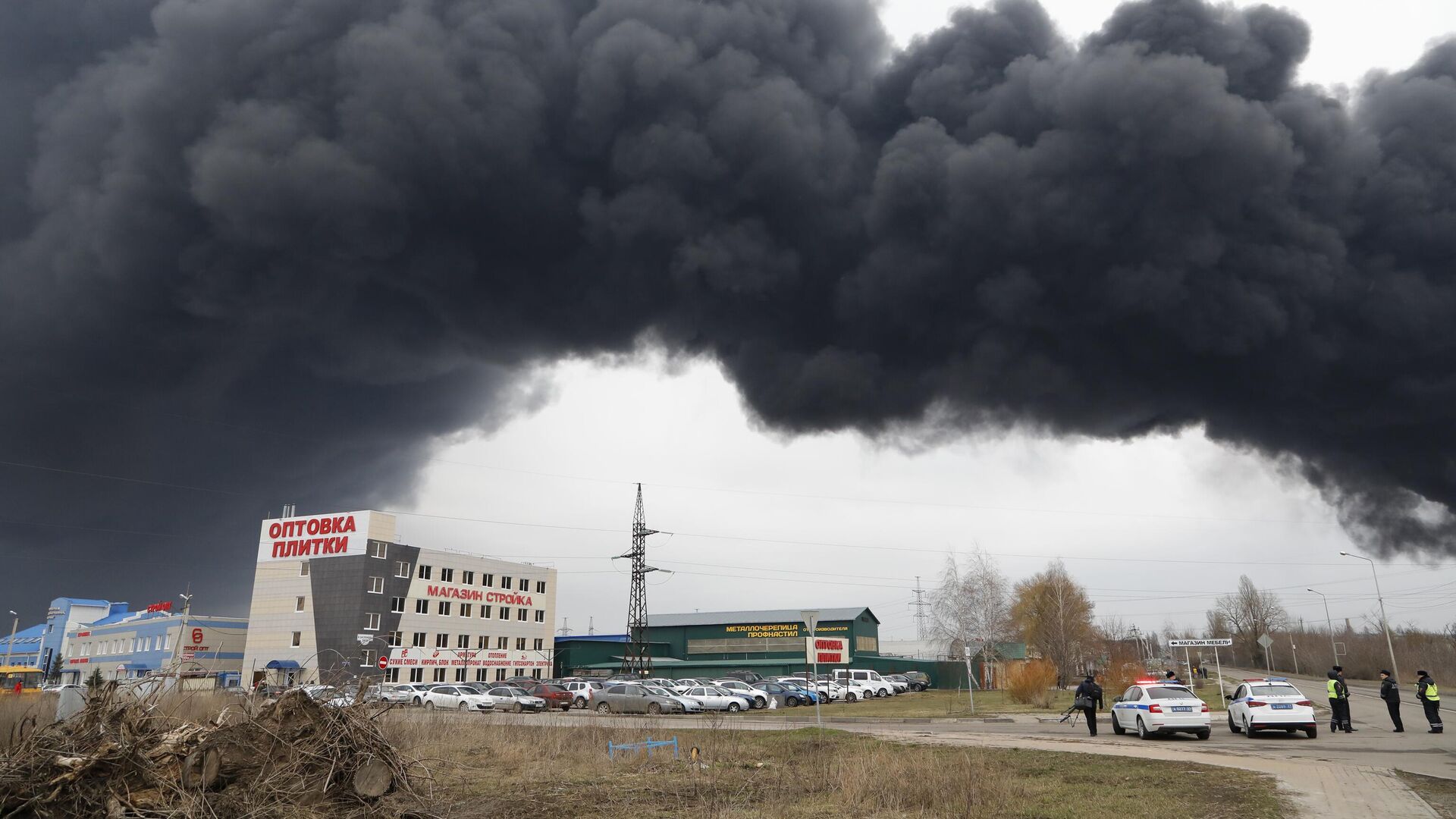 В небе над Белгородской областью прогремел взрыв - РИА Новости, 03.04.2022