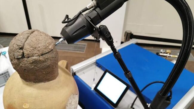 Исследование содержимого кувшина на масс-спектрометре