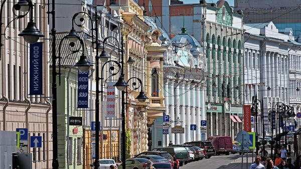 Рождественская улица в Нижнем Новгороде