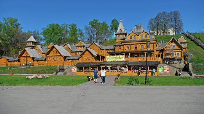 Музейно-туристический комплекс Город мастеров на берегу Волги в Городце