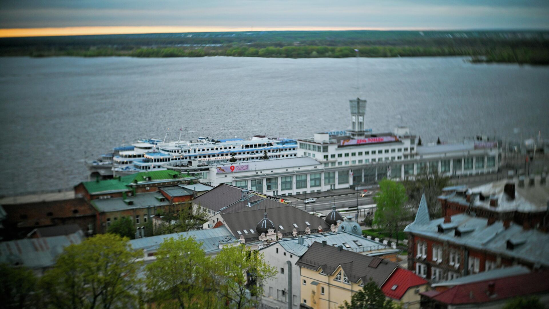 Речной вокзал в Нижнем Новгороде - РИА Новости, 1920, 25.04.2023