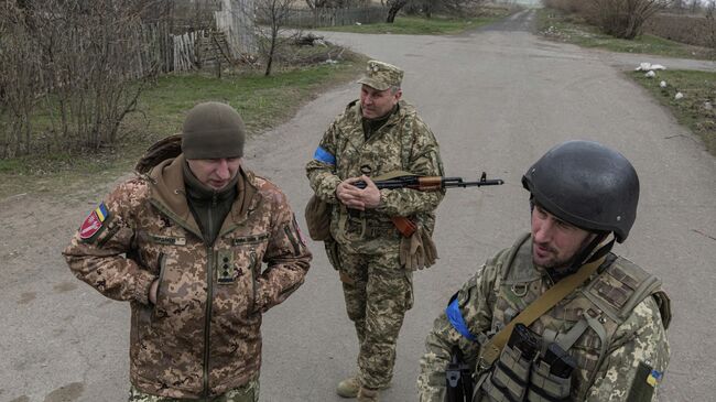 Украинские военнослужащие