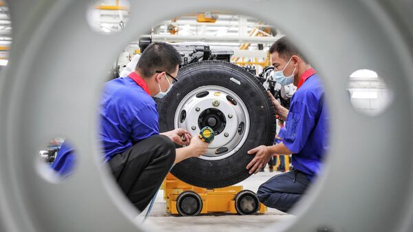 Работа автомобильного концерна BYD в Китае 