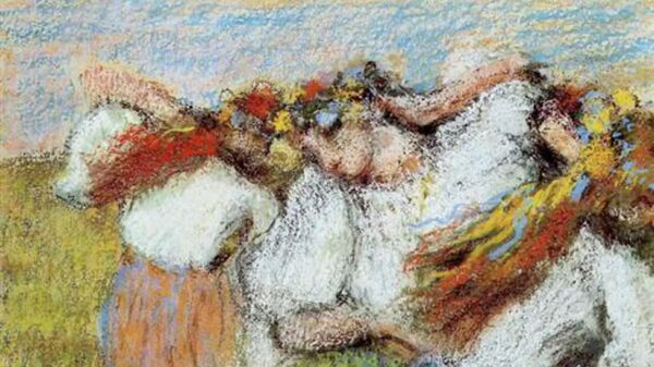 Картина Эдгара Дега Русские танцовщицы, 1899