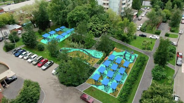 Проект благоустройства сквера на Чонгарском бульваре в Москве