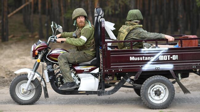 Бойцы Народной милиции ЛНР под Северодонецком