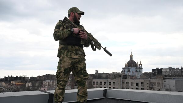 Кадыров показал кадры работы чеченского спецназа в Мариуполе