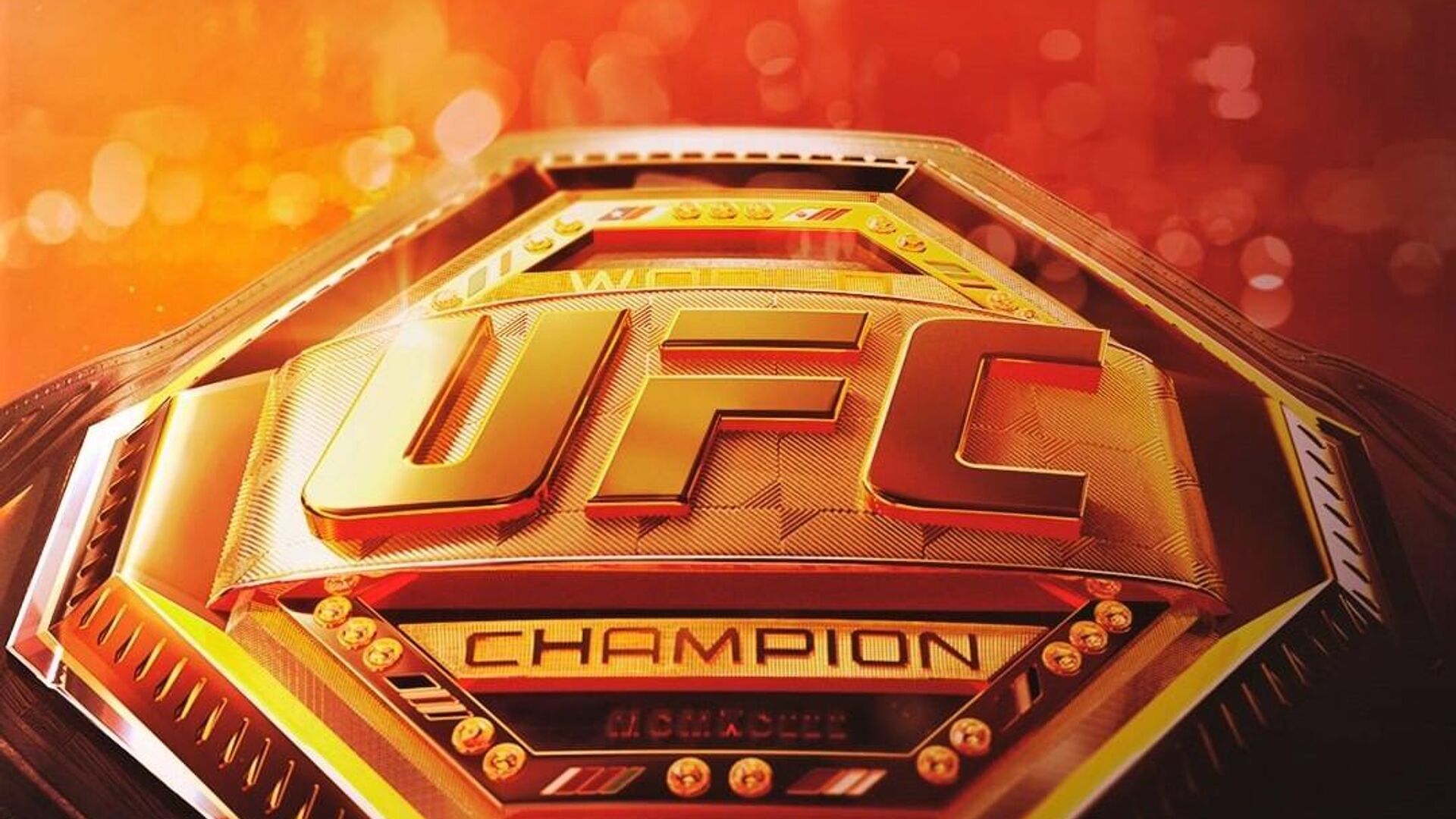 UFC представляет новый чемпионский пояс