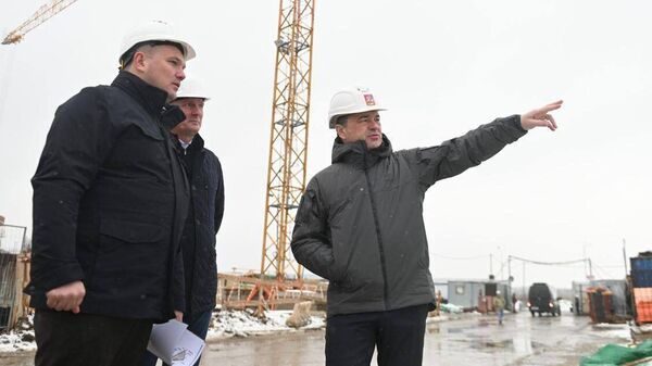 Губернатор области Андрей Воробьев проверил ход строительства гуманитарного кластера в Одинцове