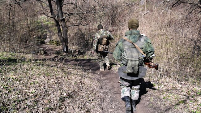 Военнослужащие Народной милиции ЛНР.