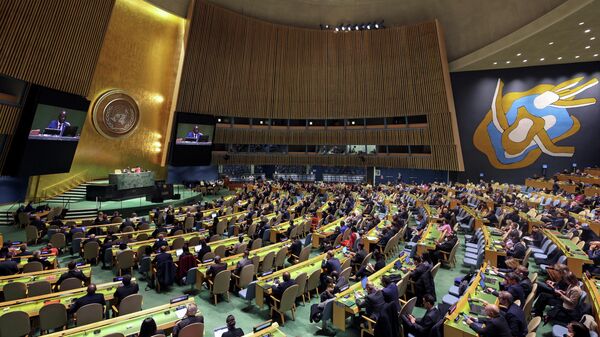 Специальная сессия Генассамблеи ООН в Нью-Йорке