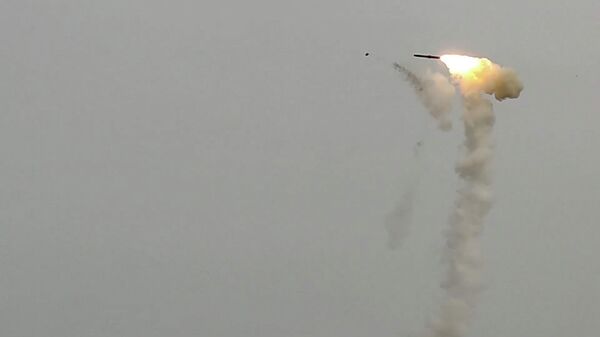 Запуск ракеты Оникс по цели в Одесской области