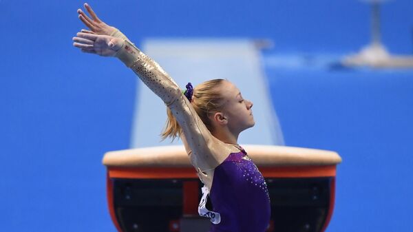 Российская гимнастка Виктория Листунова