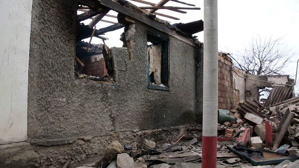 Кадры из Новоайдара после удара украинскими силовиками Точкой-У