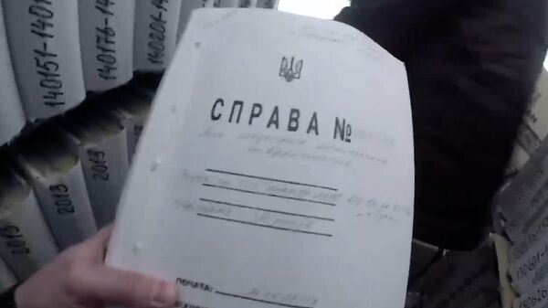 В Херсонской детской областной больнице найден архив с личными делами украинских силовиков 