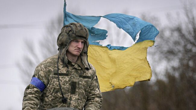 Украинский военнослужащий