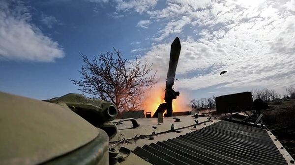 Работа противотанковых ракетных комплексов на Украине