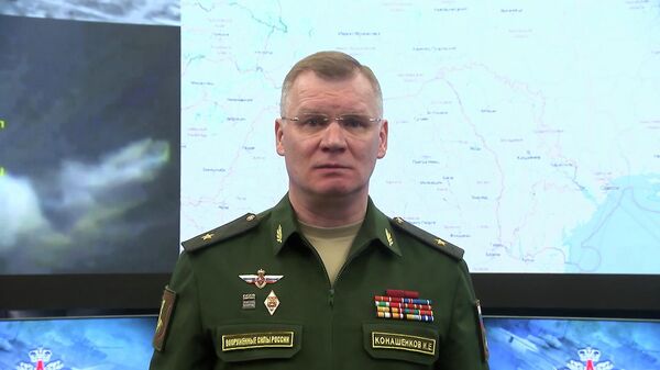 Минобороны РФ об ударе высокоточными ракетами Калибр по военному объекту на окраине Киева
