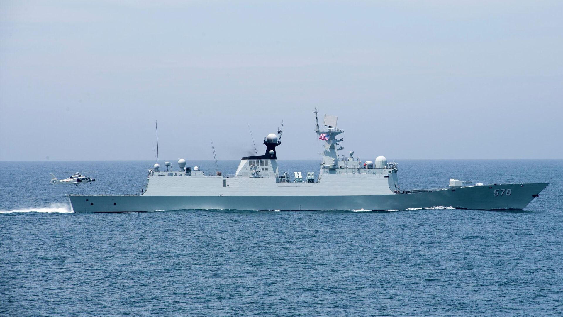 Missile frigate Huangshan of the Chinese Navy - RIA Novosti, 1920, 15.03.2023