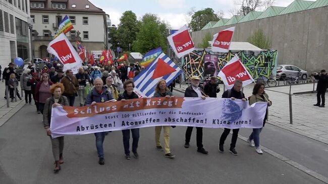 Митинг мира прошел в Штутгарте