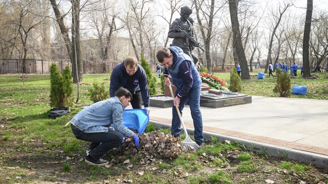 Более 40 тыс воронежцев приняли участие в субботнике