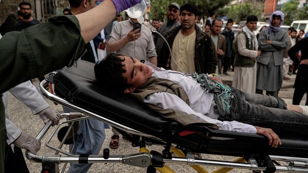 Последствия взрывов на территории школ в Кабуле