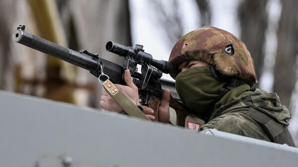 Военнослужащий Росгвардии на Украине