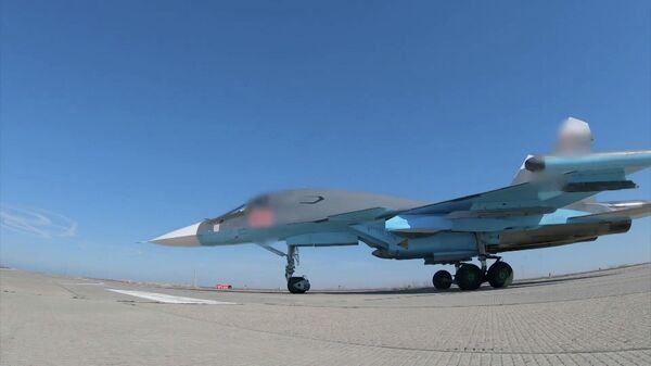 Су-34 нанесли удары по укрепленным сооружениям националистов