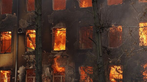 Пожар в здании Центрального научно-исследовательского института войск Воздушно-космической обороны в Твери