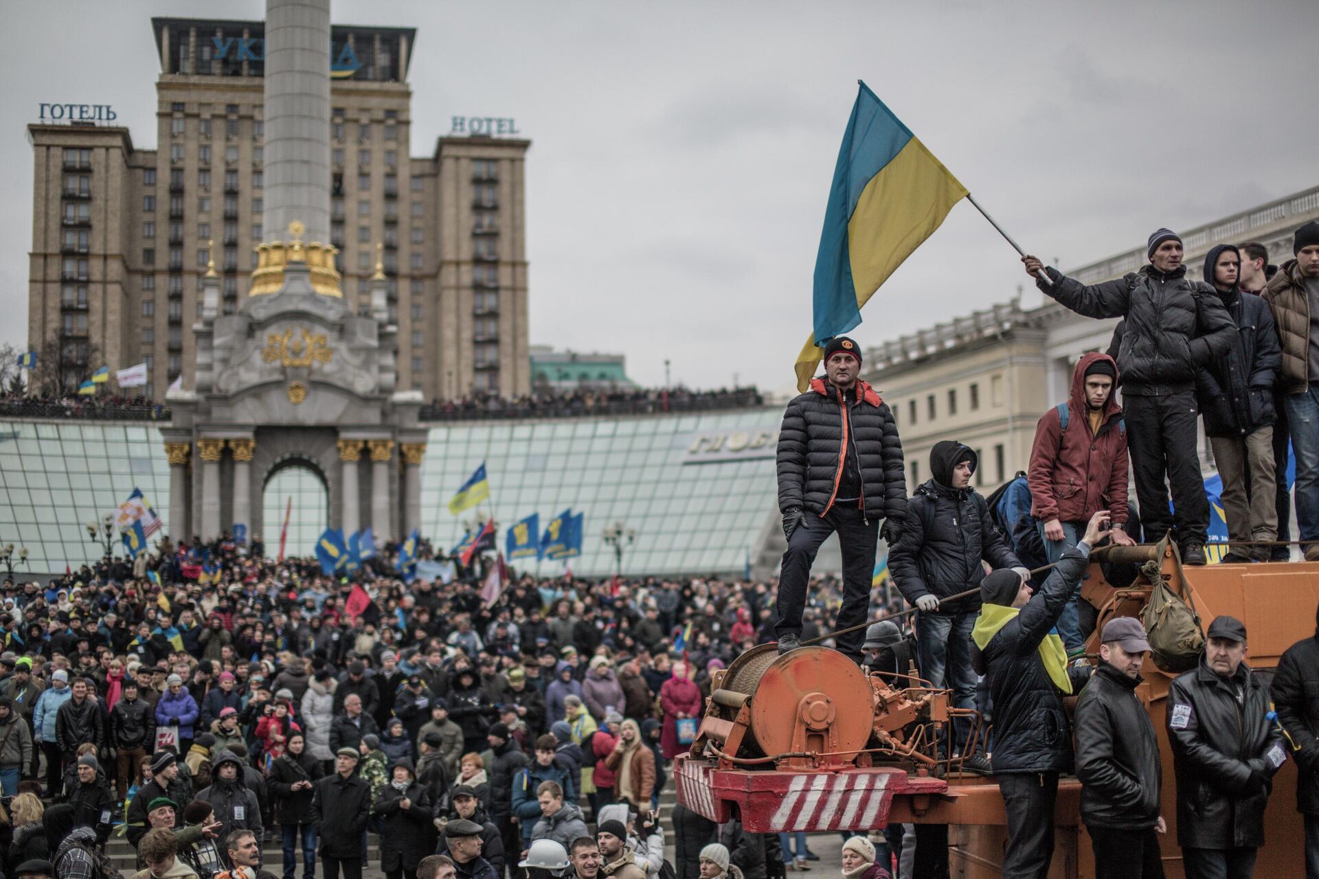 Протесты сторонников евроинтеграции Украины - РИА Новости, 1920, 17.04.2023