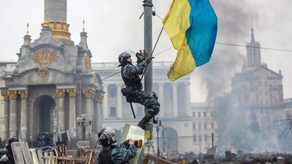 Ситуация в Киеве, 2014г. Архивное фото