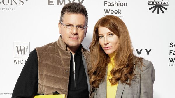 Константин и Ольга Андрикопулос  на Seasons Fashion Week SS’2022