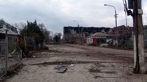 Стрельба и взрывы в районе завода Азовсталь в Мариуполе